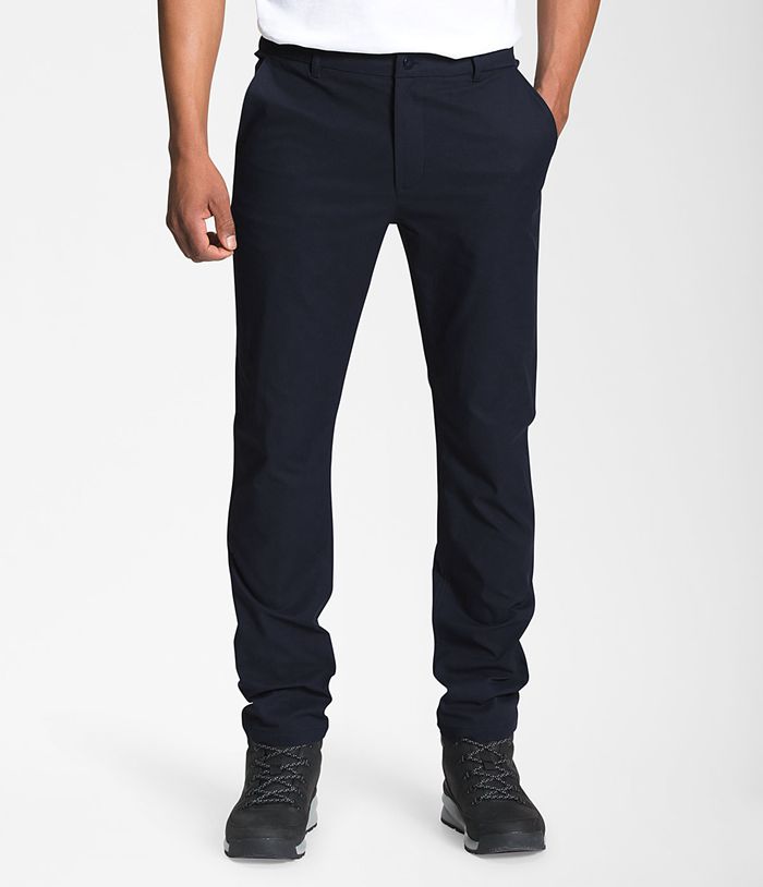Pantalones The North Face Hombre City Estándar Slim - Colombia DJNLCW206 - Azul Marino